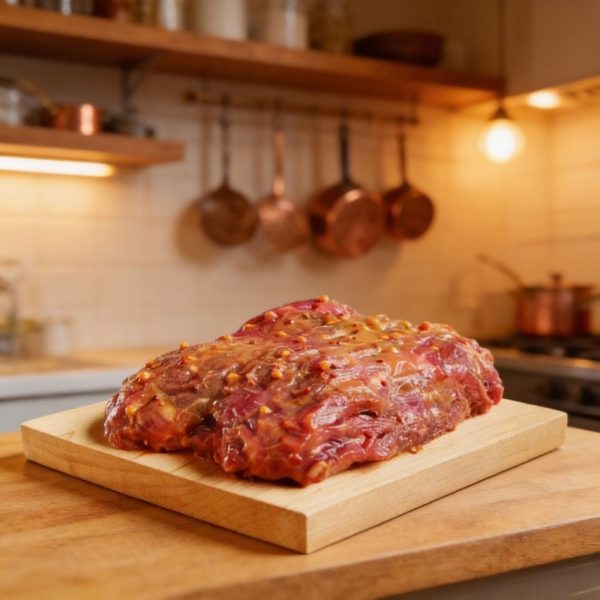 Bavette de bœuf à la dijonnaise