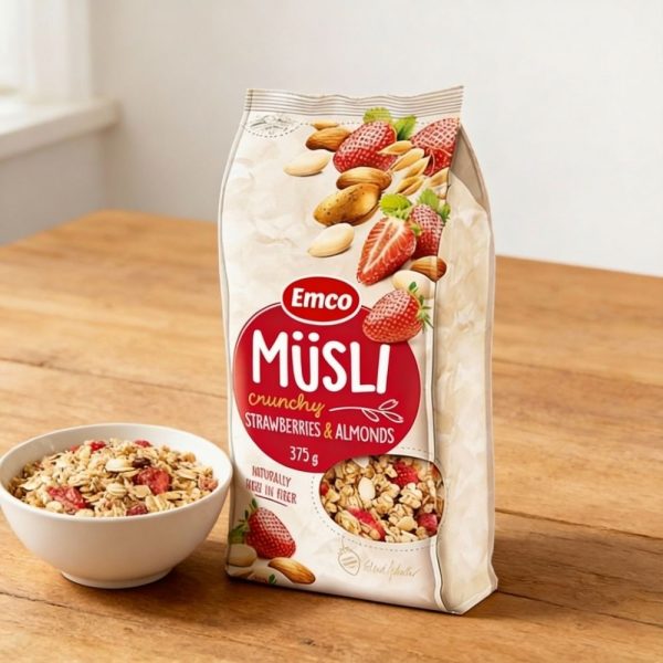 Céréales Muesli fraise et amandes