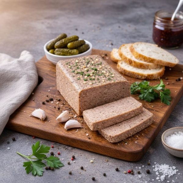 Pâté de foie à l'ail