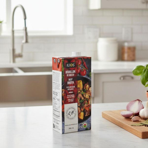 Bouillon de bœuf biologique Ilos